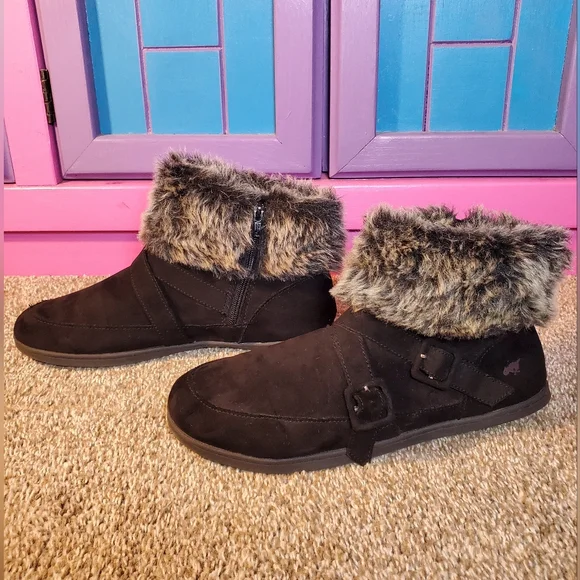 Rocket Dog Women's Halifax Coast Ankle Furred Bootie Size 9.5 - Picture 2 of 8